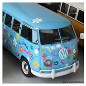 Kombi Bus T1 1971 Flower Power